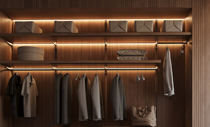 LED Aluminium Profile For Cabinets & Wardrobes